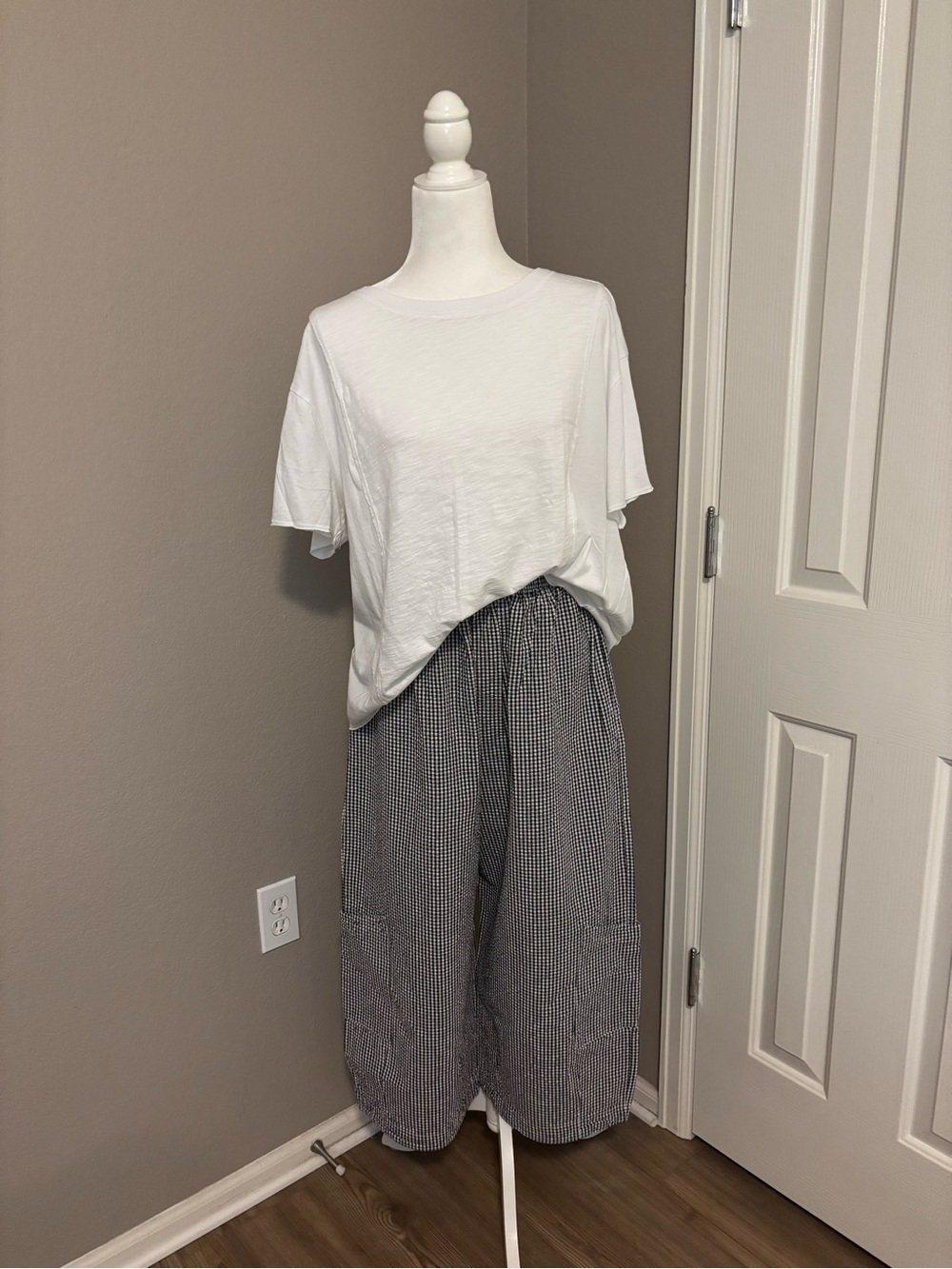 bryn Walker CASBAH PANT Cropped Wide-Leg Pants-SEERSUCKER COTTON